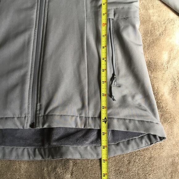 The North Face Windwall Hooded Jacket Gray fleece lining size S full zipper - Picture 11 of 11